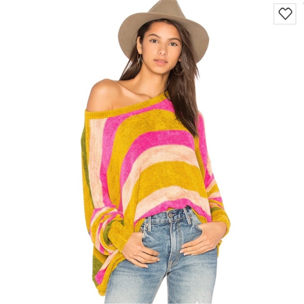 Free people all about you striped sweater